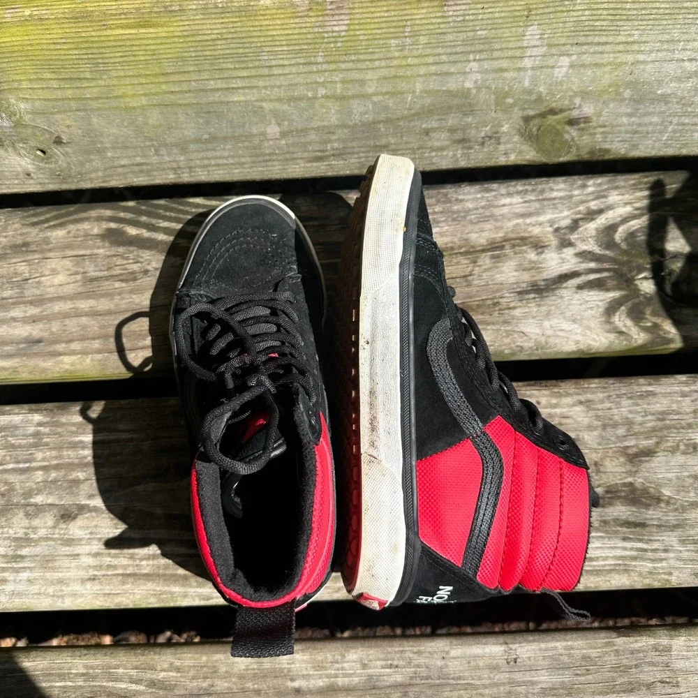 Vans x‎ The North Face Sk8-Hi 46 MTE DX Black Red Suede Sneakers Men 7.5 Women 9
